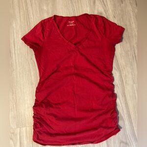 Red Motherhood Maternity tshirt